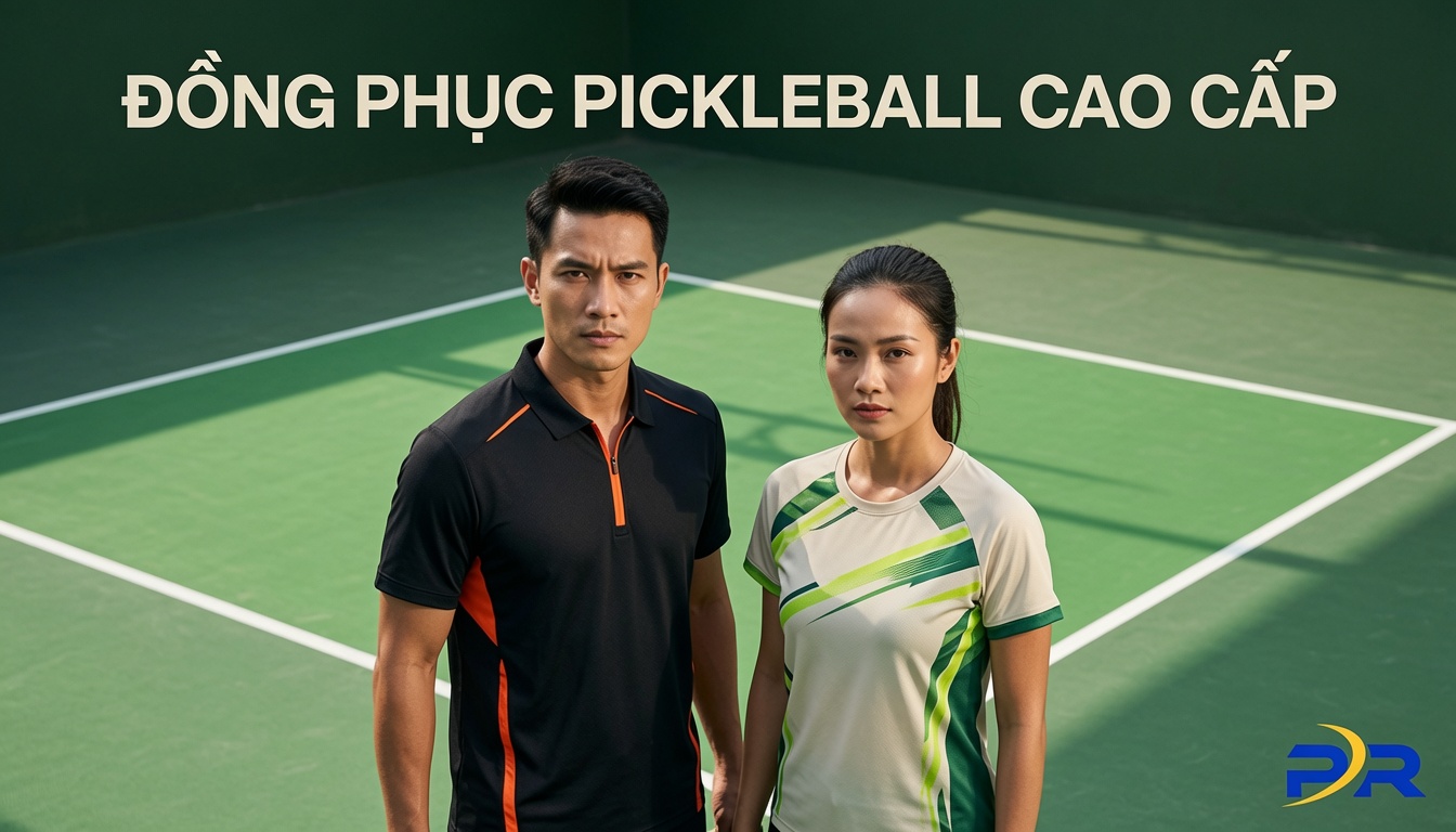 Áo Đồng Phục Pickleball: Nên Chọn Cổ Tròn Năng Động Hay Cổ Khóa Kéo Hiện Đại Cho Doanh Nghiệp?