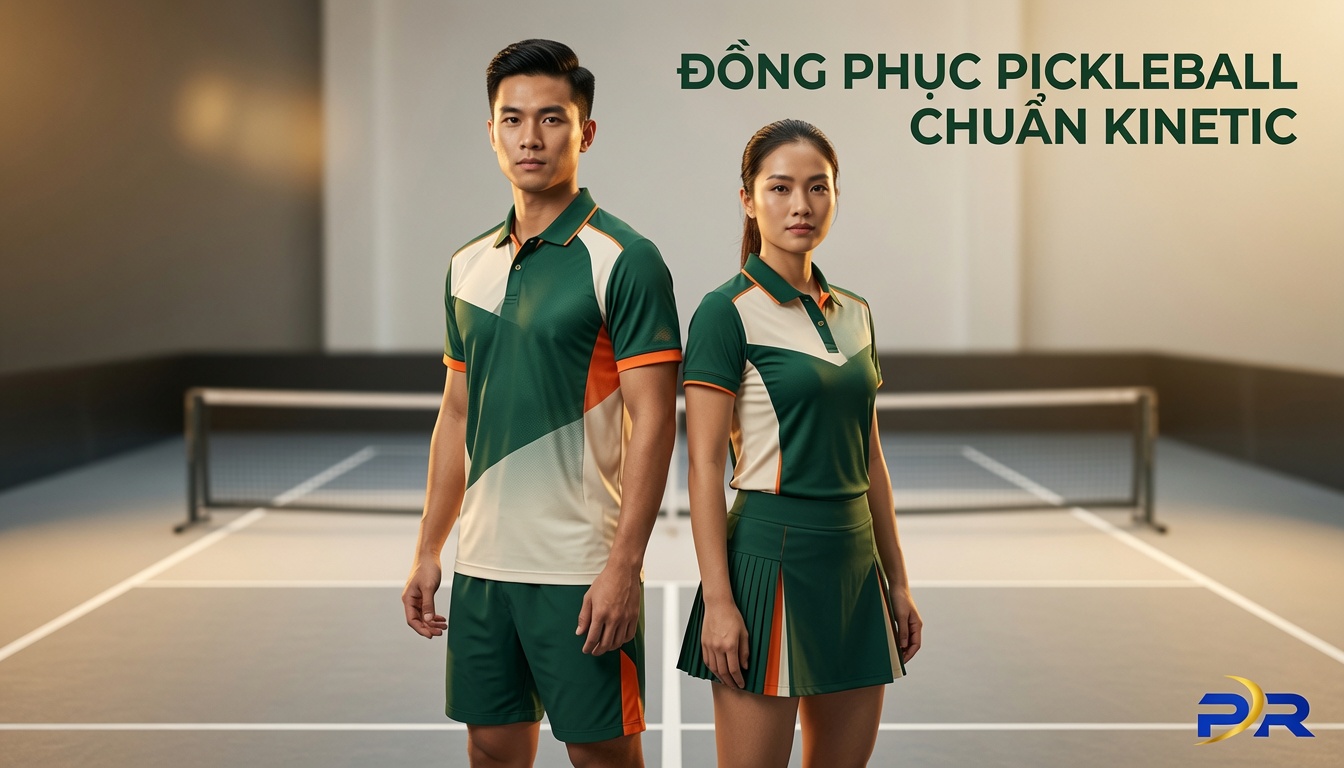 Giải Pháp Đồng Phục Pickleball Cho CLB Nam Nữ: Quy Chuẩn Tối Ưu Size Số & Form Dáng Kinetic