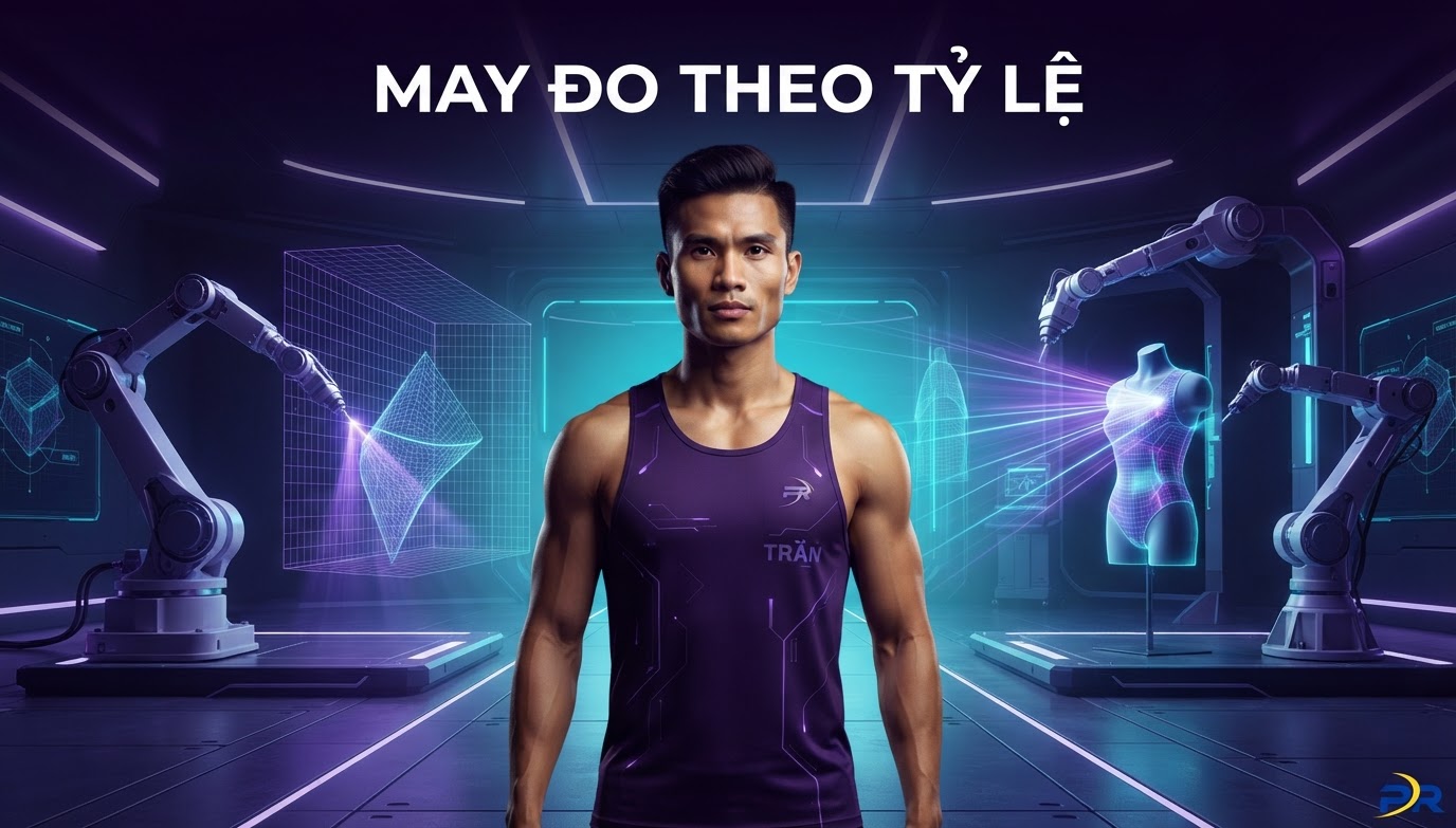 May Đo Theo Tỷ Lệ Cơ Thể Cá Nhân Hóa: Giải Pháp Công Nghệ Sinh Học Cho Runner Lưng Dài, Vai Rộng Và Chân Dài