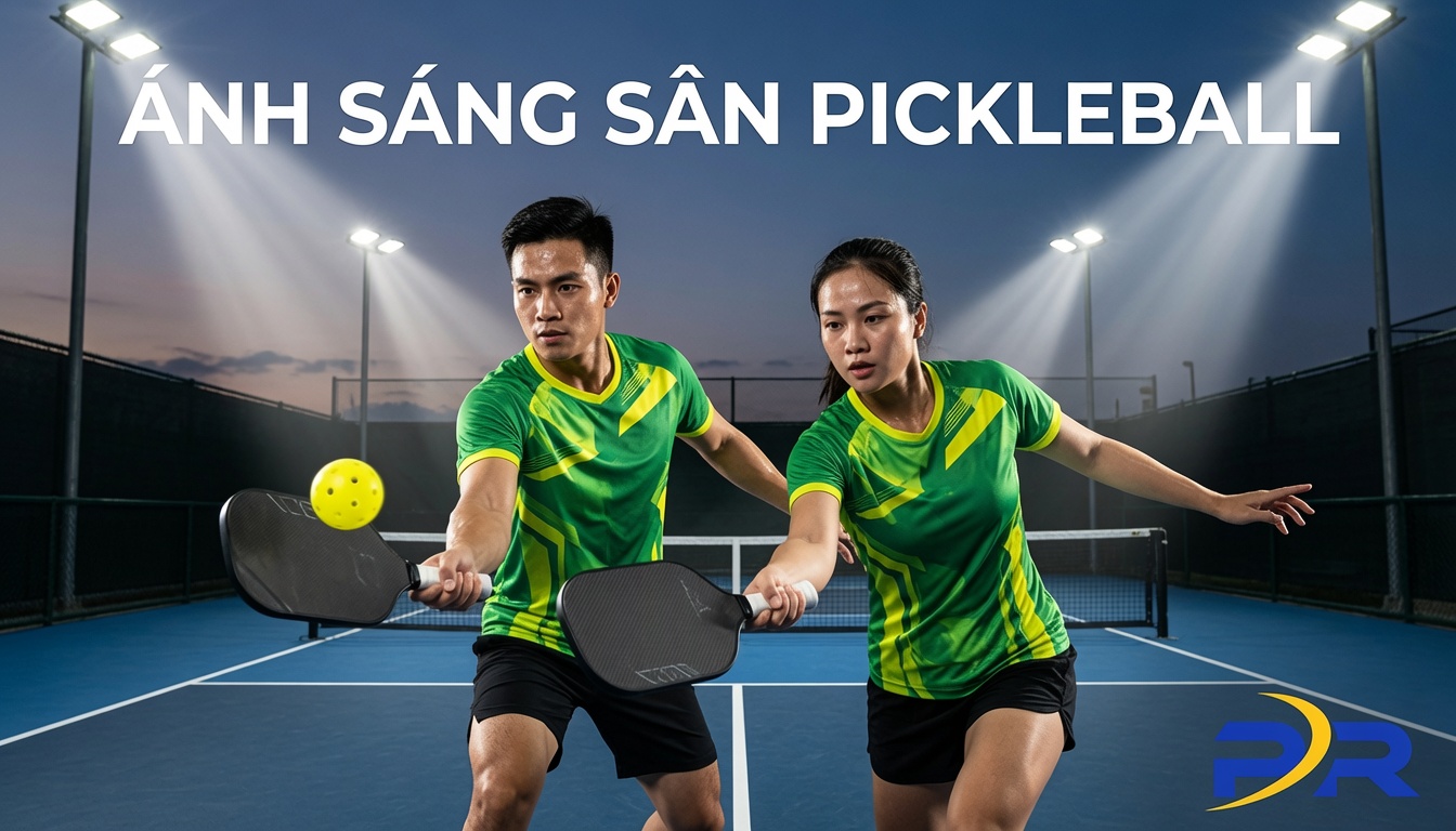 Thiết Kế Ánh Sáng Sân Pickleball Ban Đêm: 5 Sai Lầm Quang Học Chi Phối Trận Đấu Và Tiêu Chuẩn Lux Quốc Tế