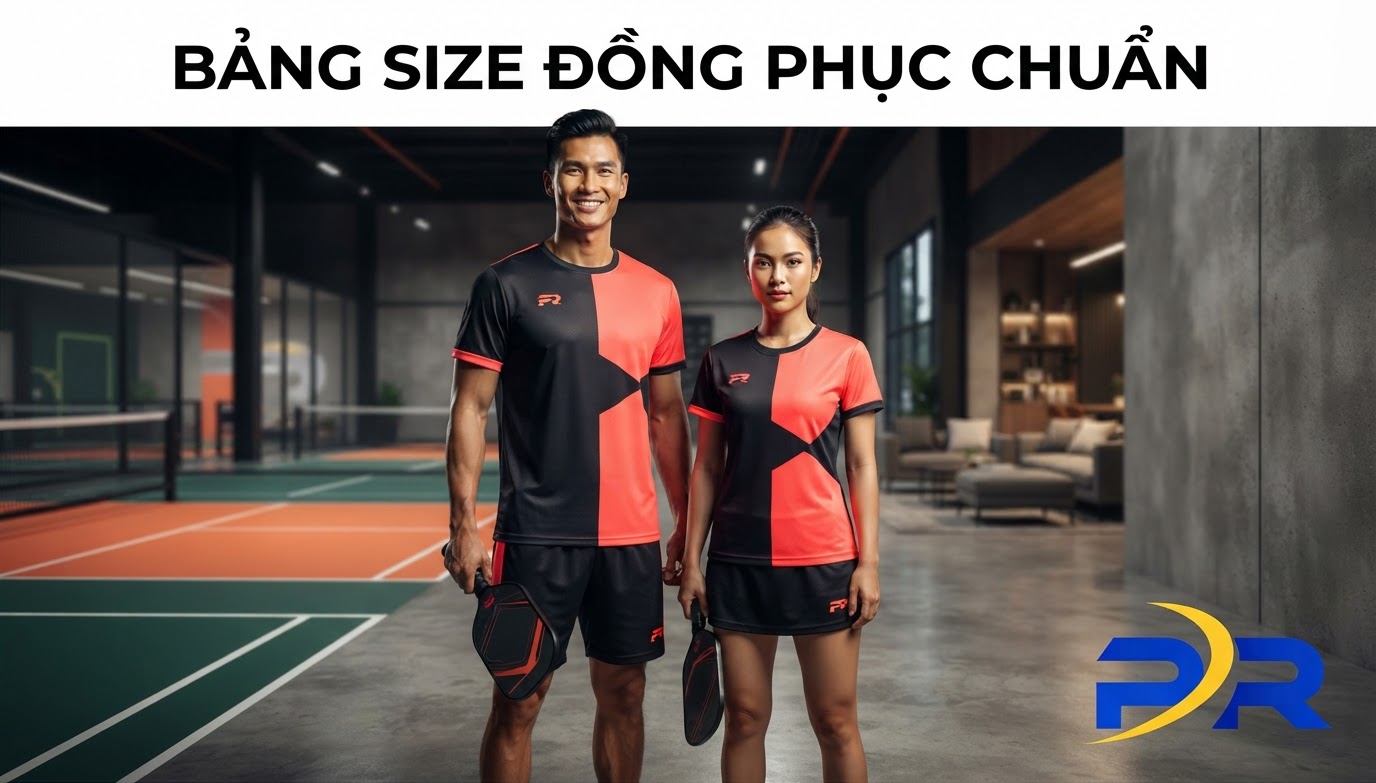 Bản Đồ Kích Cỡ Đồng Phục Pickleball Chuyên Nghiệp: Xây Dựng Bảng Size Chuẩn Cho Mọi Thể Trạng Tuyển Thủ