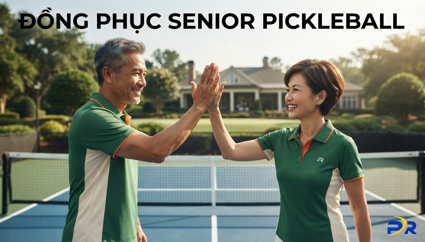 Thiết Kế Đồng Phục Senior Pickleball: Giải Pháp Tối Ưu Phom Dáng, Vận Động Êm Ái Và Tự Tin Cho Người Chơi Lớn Tuổi