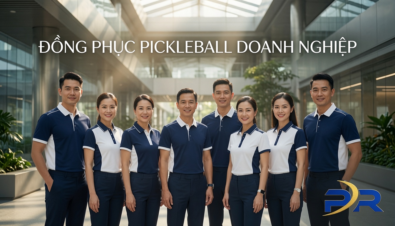 Đồng Phục Pickleball Cho Lãnh Đạo Và Nhân Viên: Giải Pháp Thiết Kế Đồng Bộ Nâng Tầm Bản Sắc Thương Hiệu Doanh Nghiệp