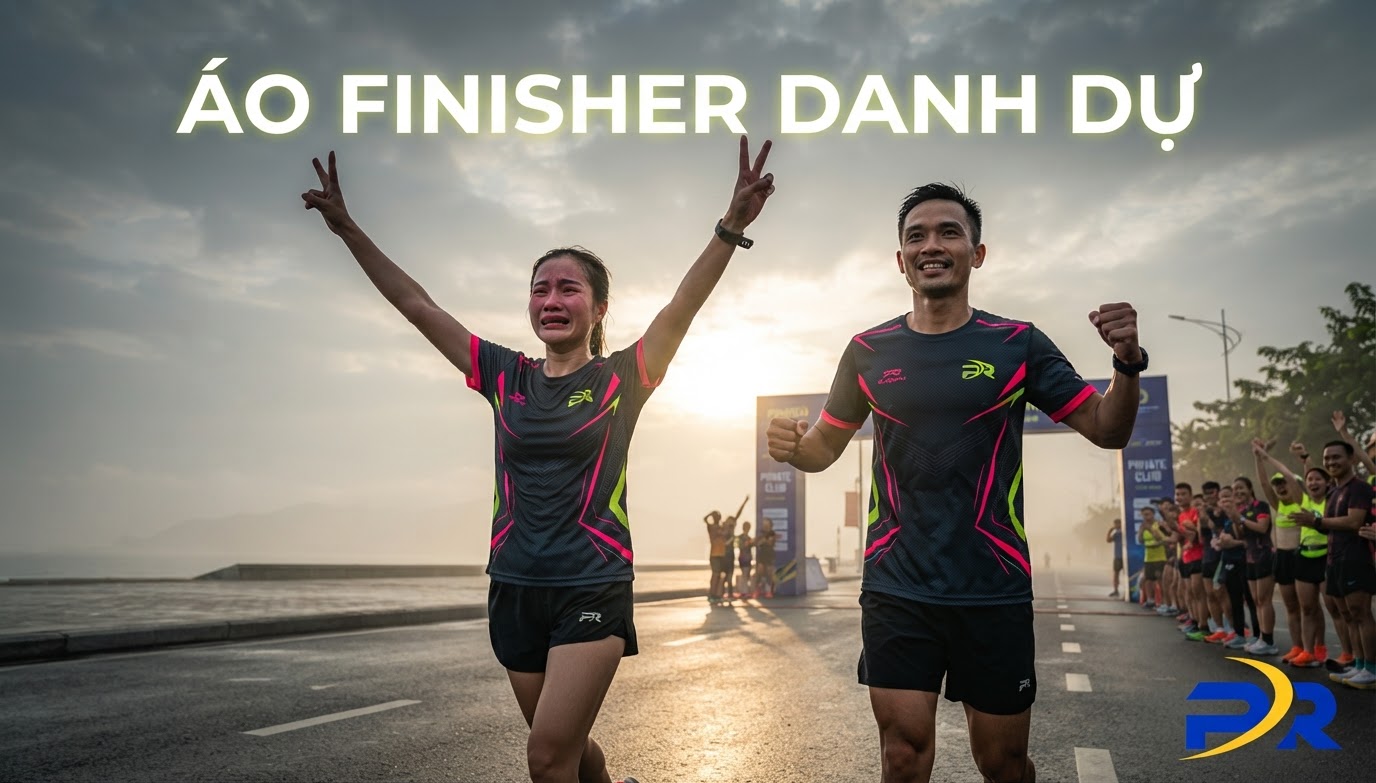 Chiến Lược Thiết Kế Và Phân Phối Áo Finisher Danh Dự Tôn Vinh Vận Động Viên Chinh Phục Cự Ly Cùng PR SPORT