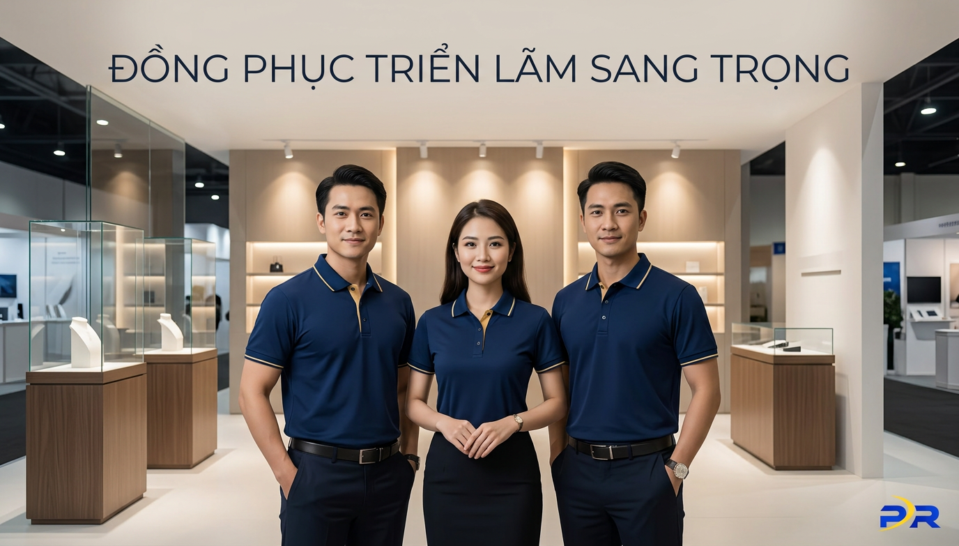 Giải Pháp Thiết Kế Đồng Phục Gian Hàng Triển Lãm: Nâng Tầm Bản Sắc Thương Hiệu B2B