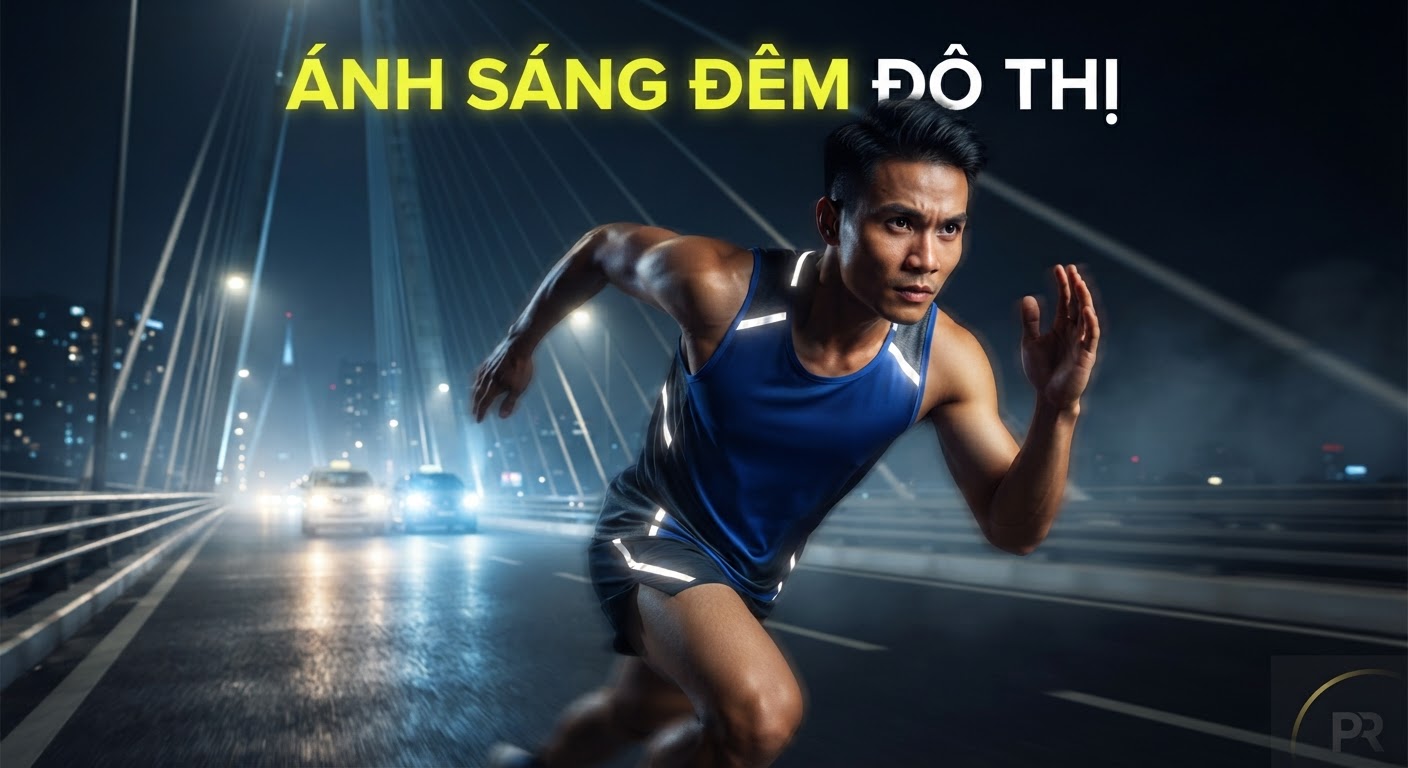 Tích Hợp Chi Tiết Phản Quang Phát Sáng Trên Áo Chạy Bộ Midnight Marathon: Đỉnh Cao An Toàn Thị Giác Và Nghệ Thuật Ánh Sáng Đô Thị