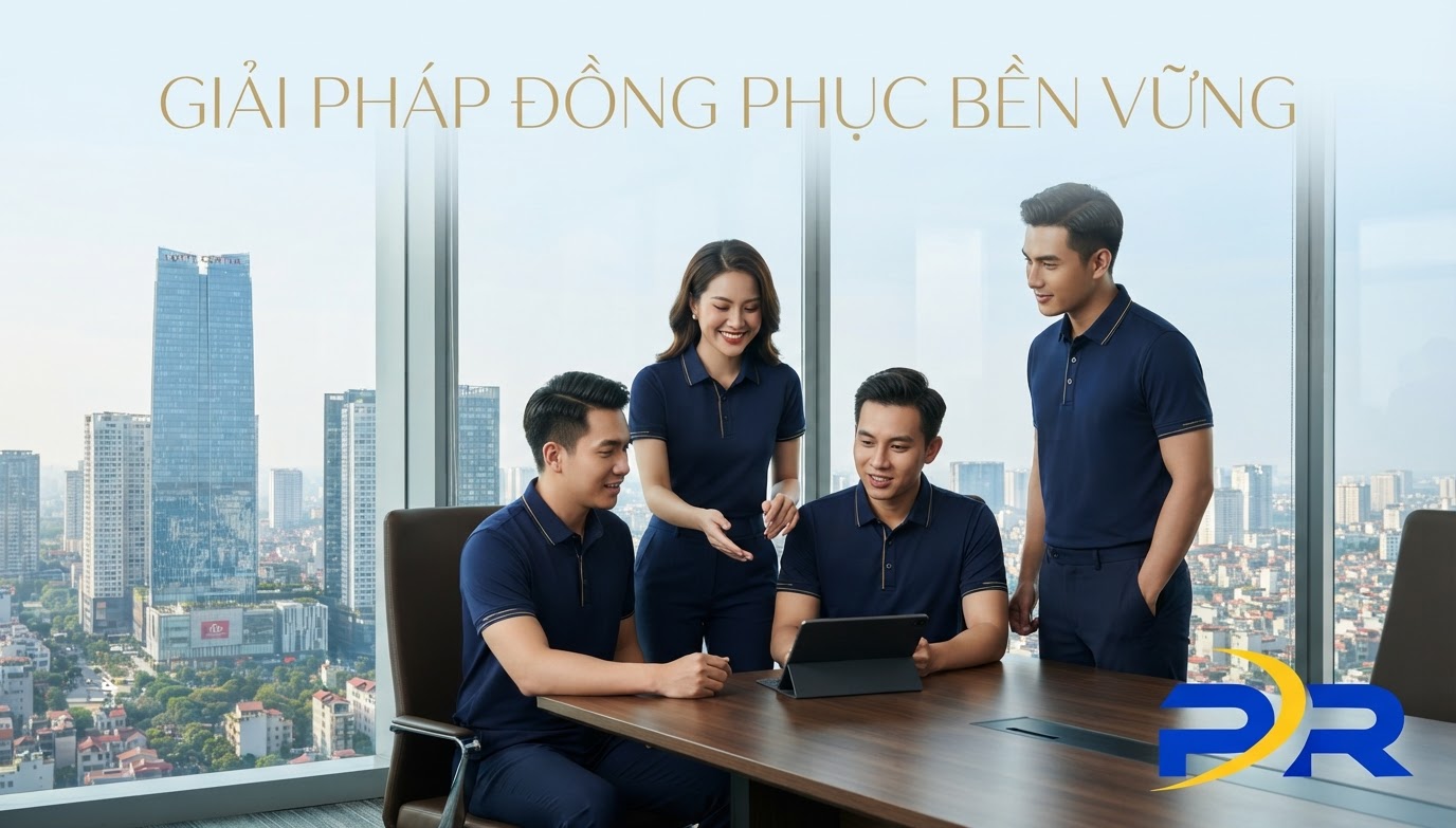 Giải Pháp Khắc Phục Đồng Phục Doanh Nghiệp Nhanh Xuống Cấp: Chiến Lược Tối Ưu Chất Liệu Và Định Vị Thương Hiệu B2B Từ PR Sport