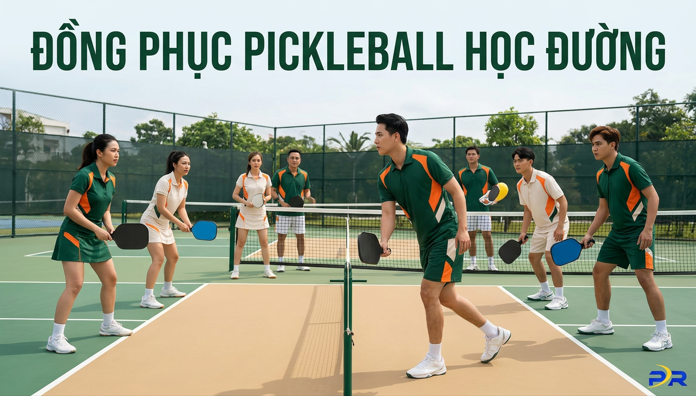 Thiết Kế Đồng Phục Pickleball Giải Học Đường: Giải Pháp Tối Ưu Hiệu Suất Và Gắn Kết Thương Hiệu Trường Học