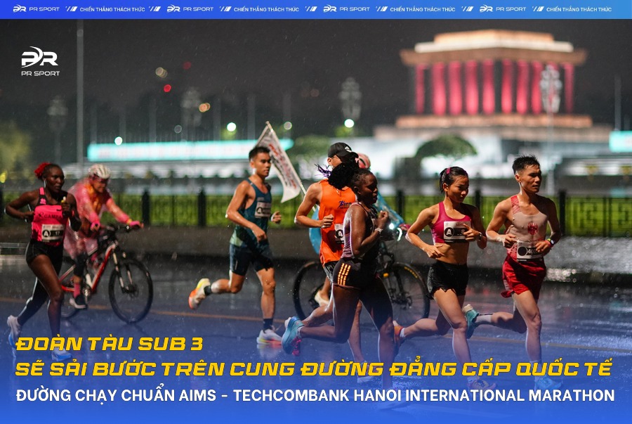 Đoàn Tàu Sub 3 sẽ sải bước trên cung đường  – Chuẩn AIMS Toàn Cầu