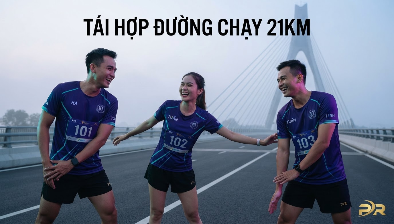 Áo Chạy Bộ May Đo Nhóm Bạn Thân Đại Học Tái Hợp Cự Ly 21km: Đỉnh Cao Cá Nhân Hóa Kỷ Niệm 10 Năm Và Tối Ưu Sinh Cơ Học