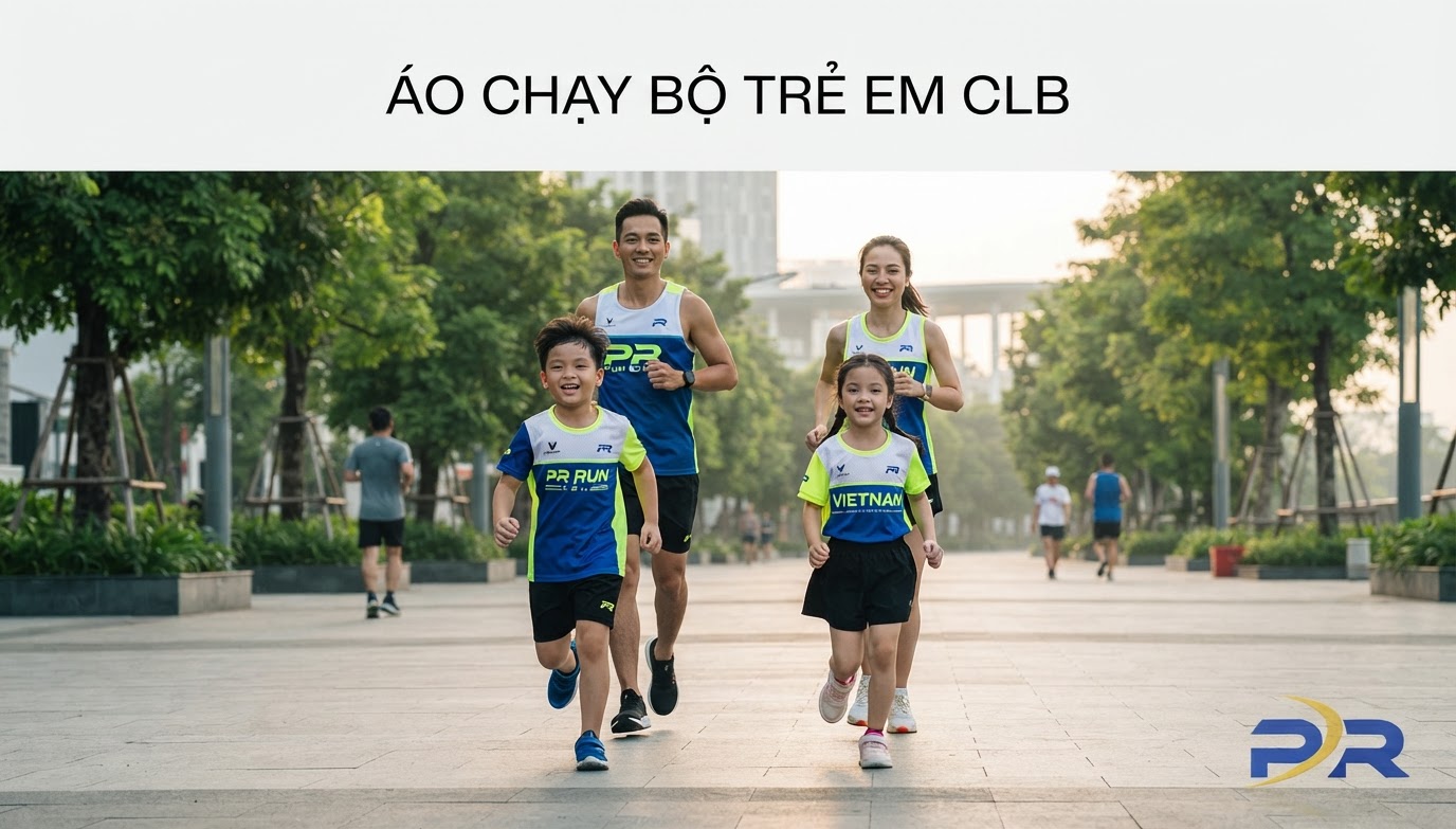 Giải Pháp Áo Chạy Bộ Trẻ Em (Kids Running Jersey) Cho Hoạt Động Gia Đình Và Thế Hệ Kế Thừa Của CLB