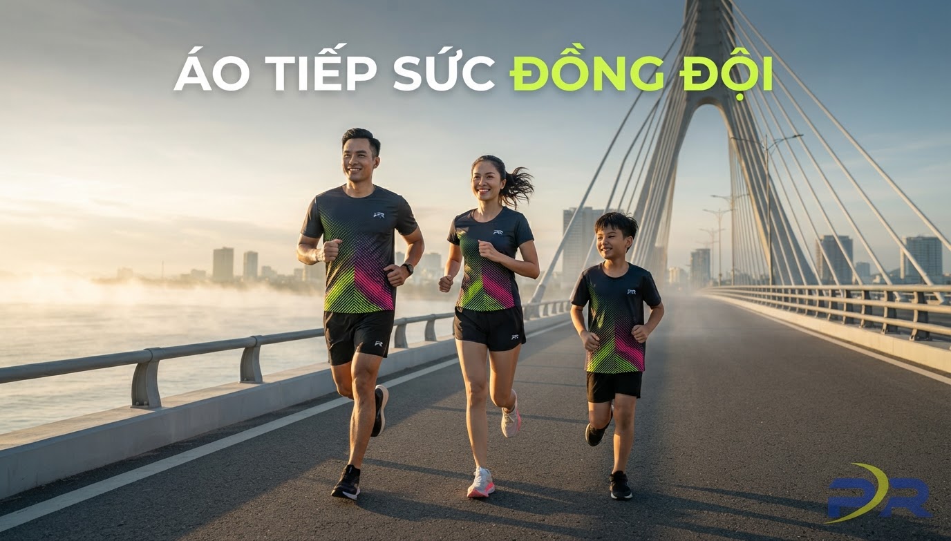 Thiết Kế Áo Đôi Cự Ly Tiếp Sức Gia Đình & Cặp Đôi (Couple & Family Relay): Giải Pháp Đồng Phục Đồng Bộ Đẳng Cấp Cho CLB Chạy Bộ