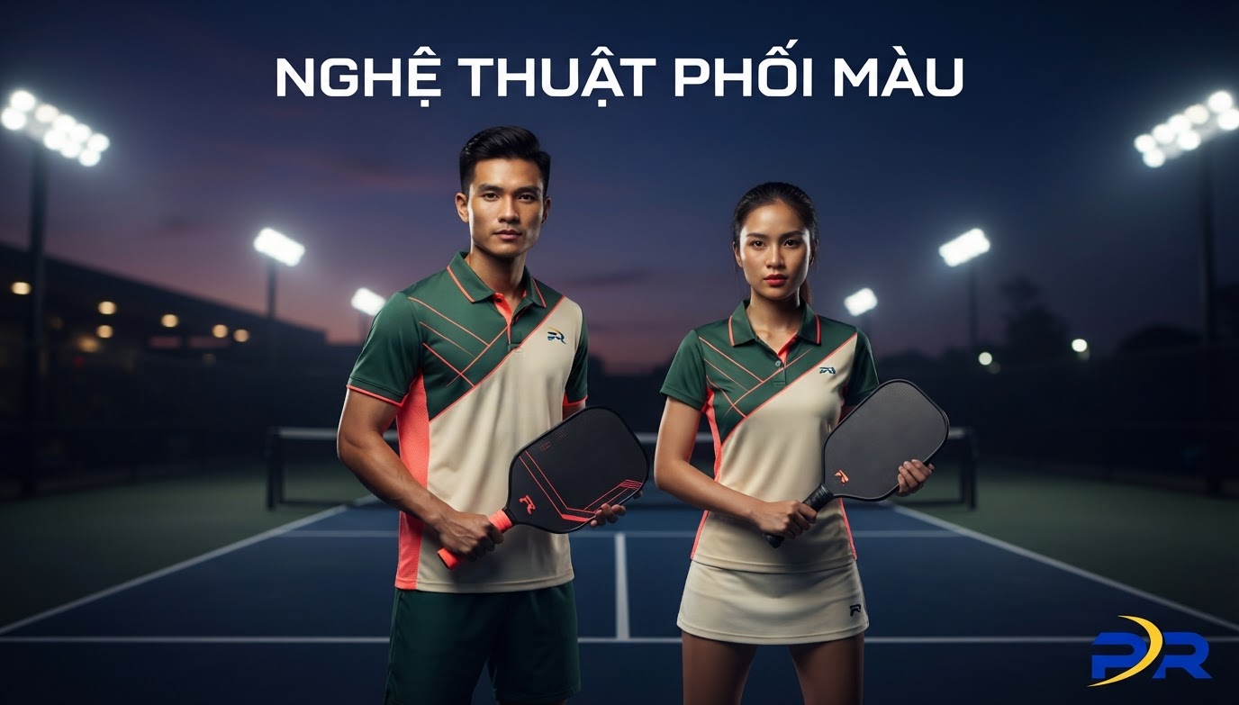 Nghệ Thuật Phối Màu Tương Đồng Giữa Trang Phục Thi Đấu Và Quấn Cán Vợt Pickleball Đỉnh Cao