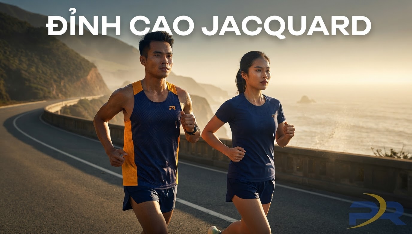 Ứng Dụng Vải Dệt Jacquard Hoa Văn Chìm Độc Quyền Cho Các Giải Chạy Marathon Quy Mô Cao Cấp