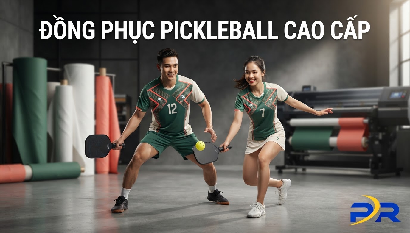 Giải Mã Hiện Tượng Số Áo Pickleball Bị Bong Tróc Và Giải Pháp In Công Nghệ Cao Bền Bỉ Từ PR SPORT