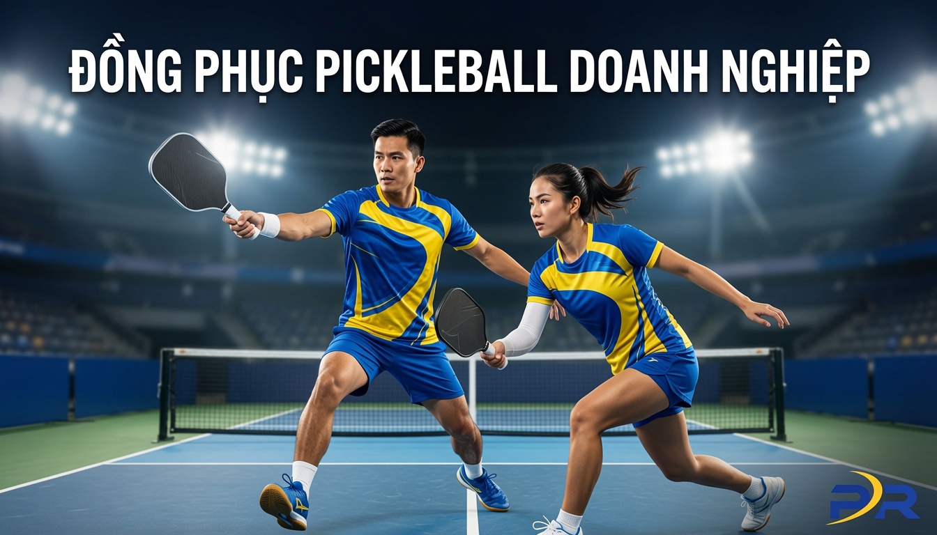 Đồng Phục Pickleball Đại Hội Thể Thao Doanh Nghiệp: Sự Khác Biệt Kỹ Thuật Đột Phá So Với Áo Thun Công Sở
