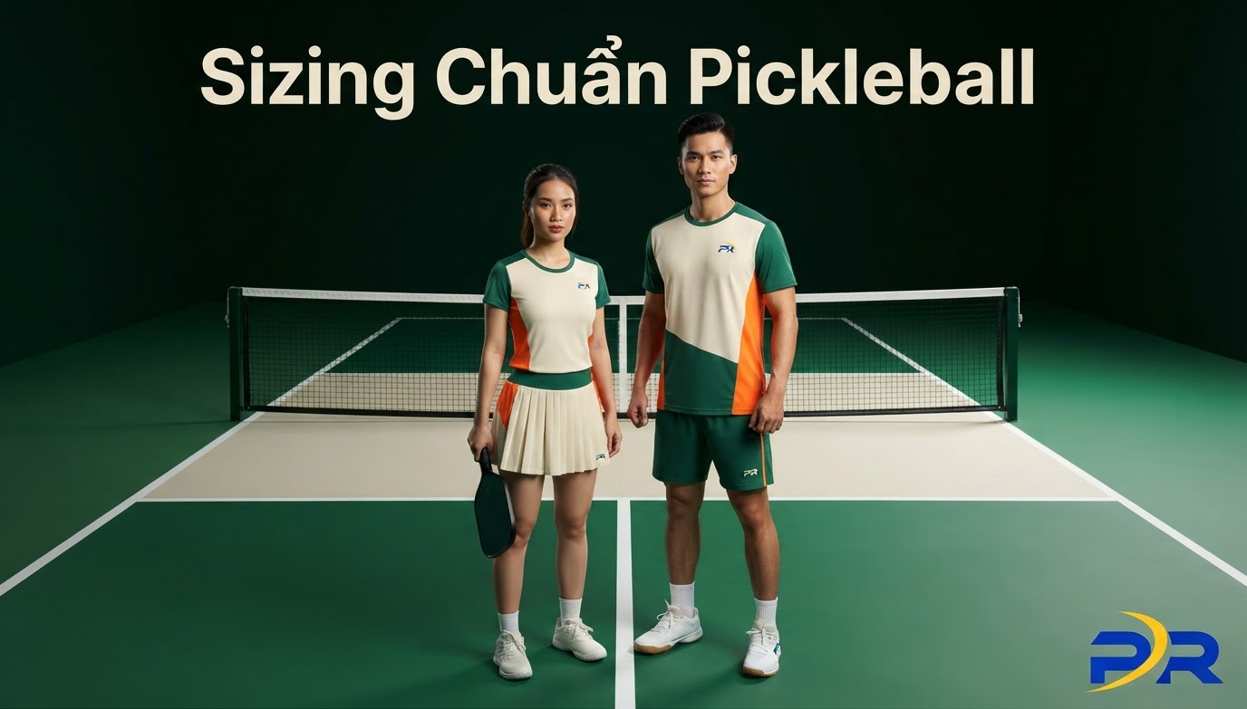 Tối Ưu Sizing Đồng Phục Pickleball: Chiều Dài Thân Áo Hay Chiều Dài Tay Là Yếu Tố Quyết Định?