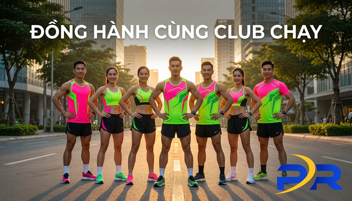 PR SPORT Đồng Hành Tài Trợ Đồng Phục Và Đồng Sáng Tạo Hệ Sinh Thái Giải Pháp Cho Các Câu Lạc Bộ Chạy Bộ