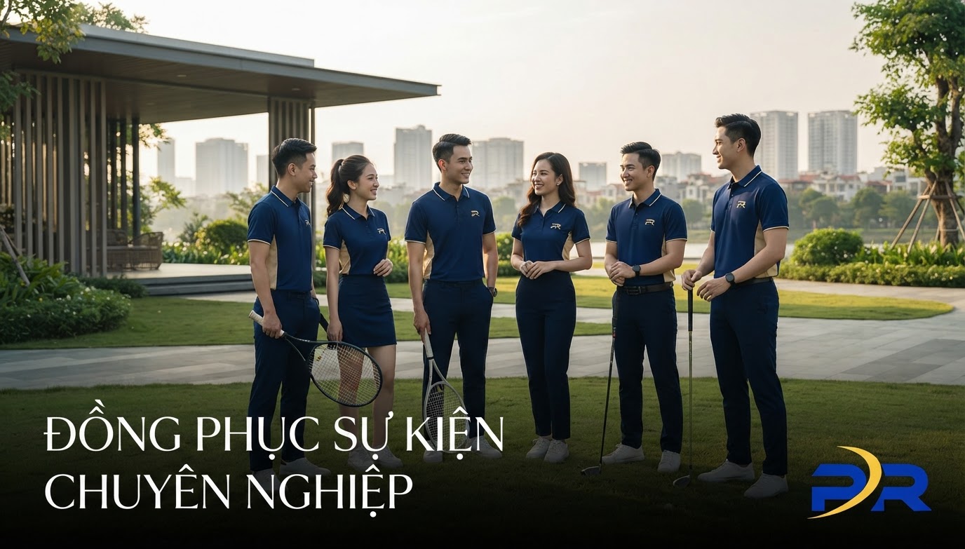 Đồng Phục Sự Kiện Thể Thao Livestream: 5 Nguyên Tắc Thiết Kế Tối Ưu Hiển Thị Ống Kính Doanh Nghiệp