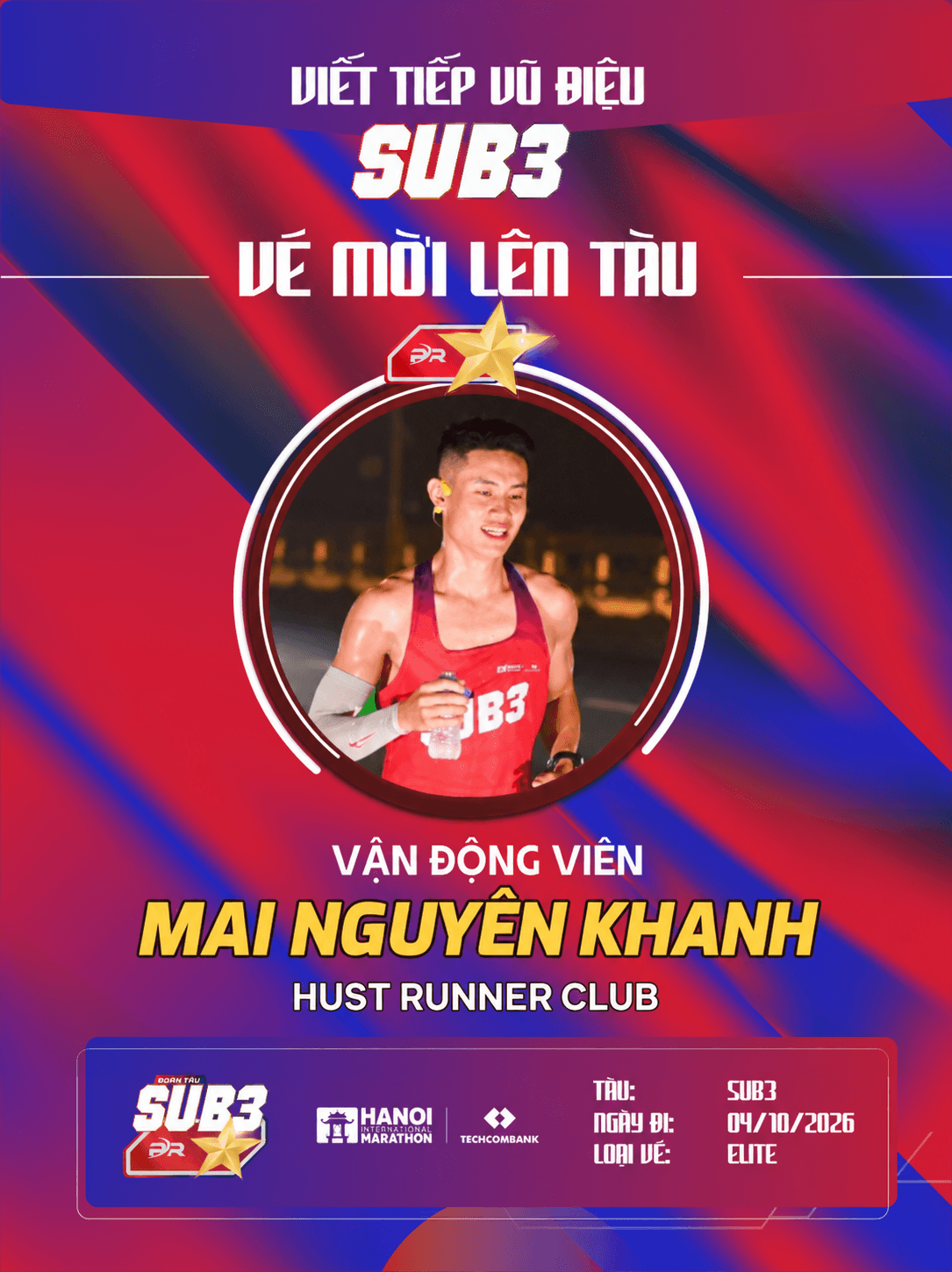 Mai Nguyên Khanh: Kĩ Sư Giày Bứt Tốc Cùng Đoàn Tàu Sub 3 – 2026
