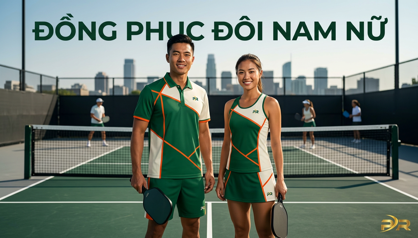 Giải Pháp Đồng Phục Pickleball Đôi Nam Nữ: Nghệ Thuật Phối Màu Và Đồng Bộ Động Lực Học Sân Đấu