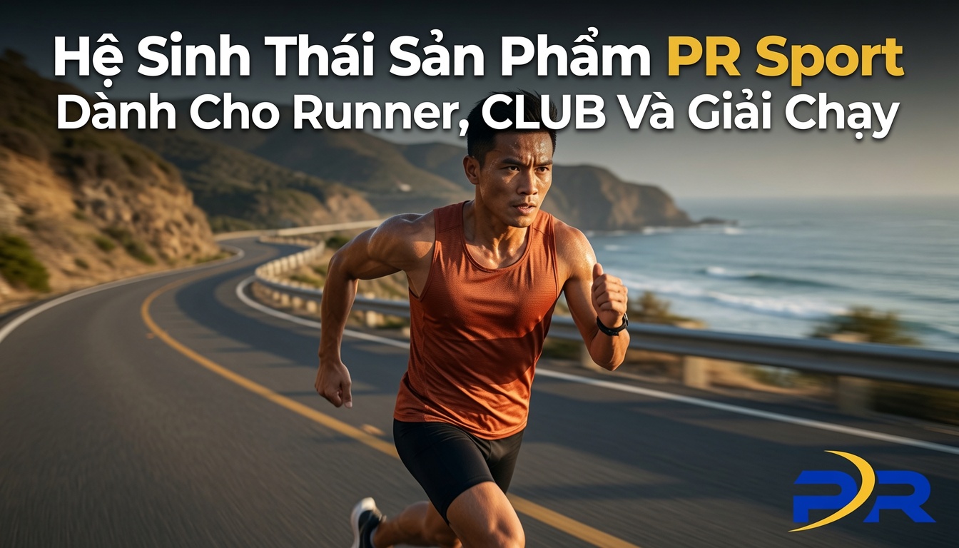 Hệ Sinh Thái Sản Phẩm PR Sport Dành Cho Runner, CLB Và Giải Chạy