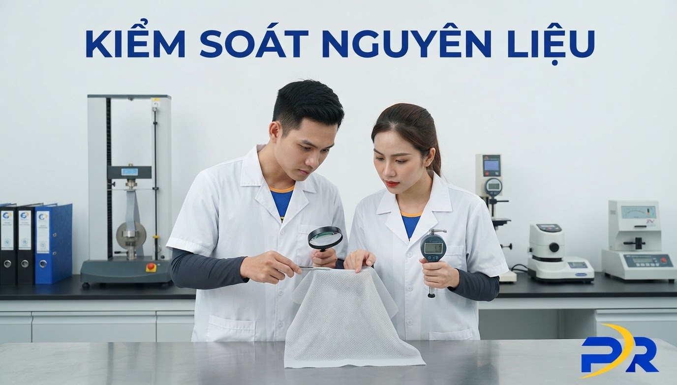 Quy Trình Kiểm Soát Nguyên Phụ Liệu Đầu Vào Đạt Chứng Nhận An Toàn Dệt May Quốc Tế Cho Trang Phục Chạy Bộ CLB