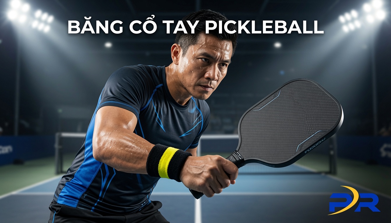 Băng Cổ Tay Trong Pickleball: Phụ Kiện Thời Trang Hay Vũ Khí Cơ Học Bảo Vệ Khớp Khỏi Chấn Thương?
