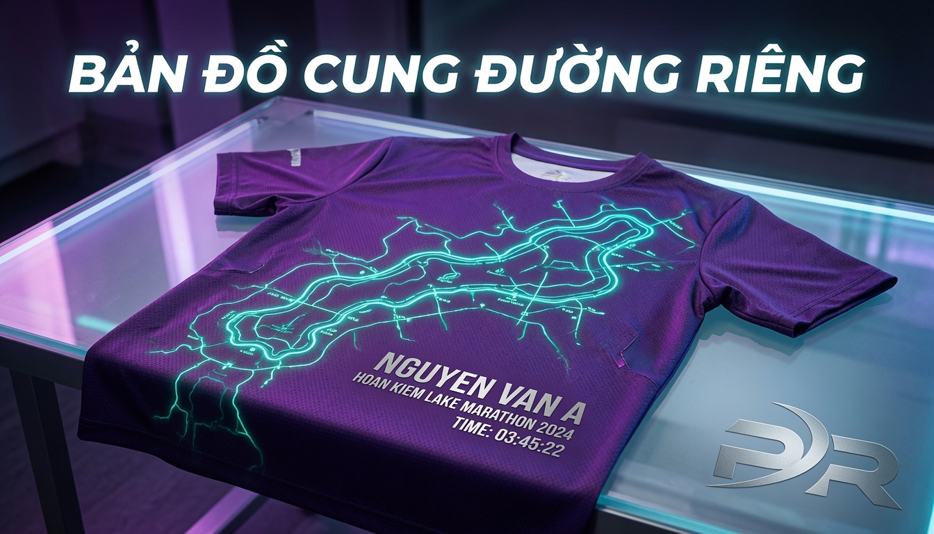 Áo Chạy Bộ Thiết Kế Cá Nhân Hóa: In Bản Đồ Cung Đường Chạy Yêu Thích Và Dấu Ấn Kỷ Niệm Cá Nhân