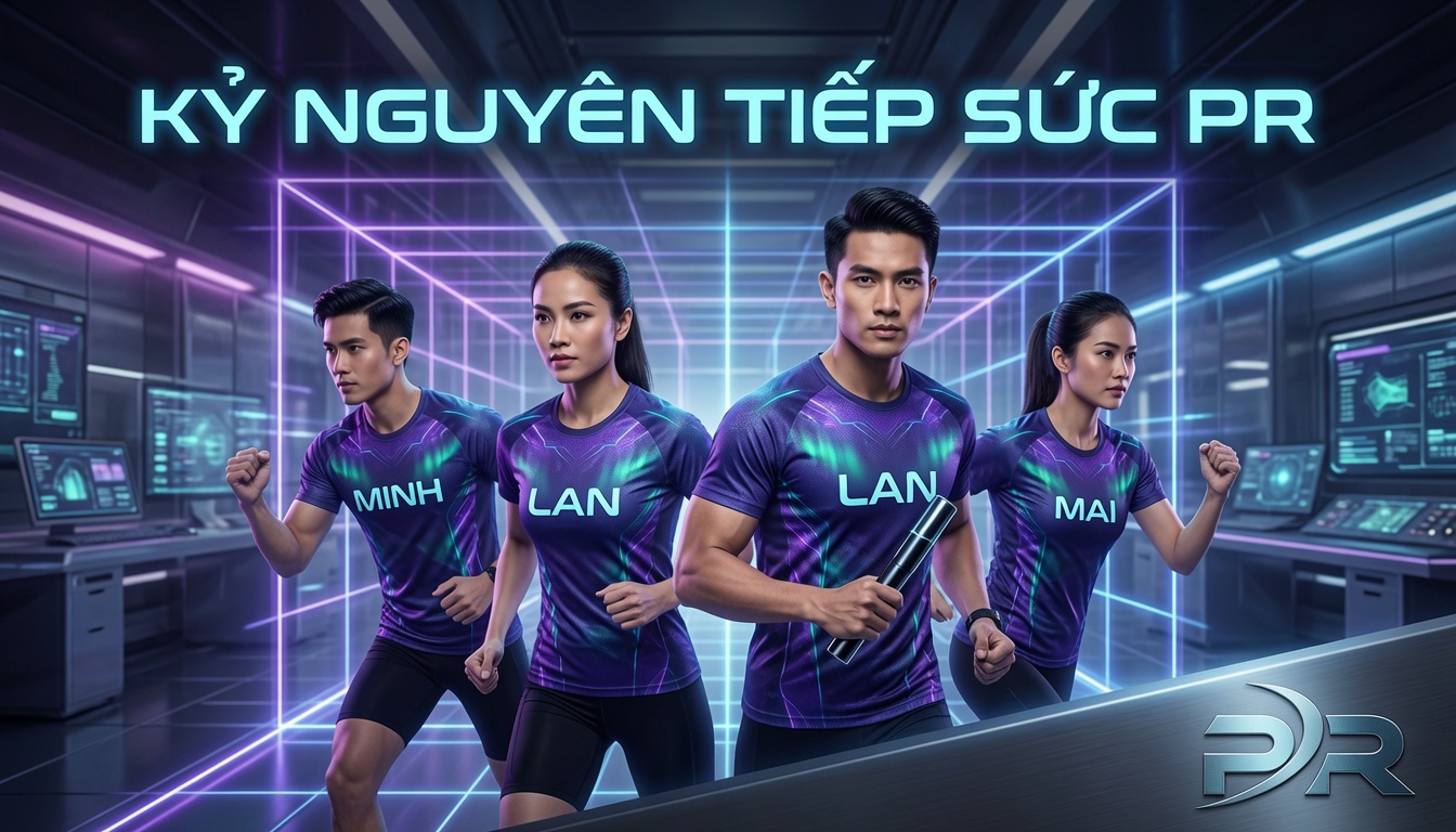 Giải Pháp Cá Nhân Hóa Áo Đấu Đội Chạy Tiếp Sức (Relay): Khoa Học Thiết Kế Đồng Bộ Và Tối Ưu Hóa Từng Lượt Chạy