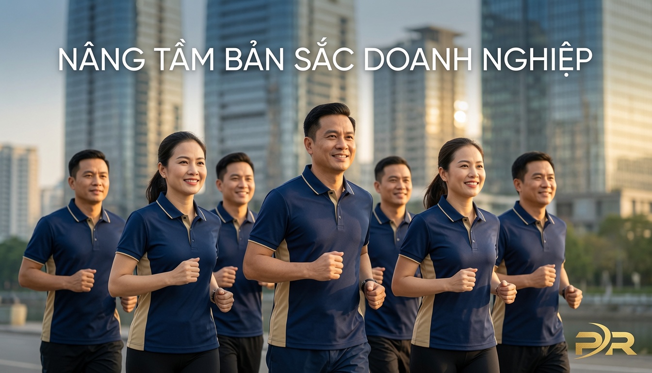 Áo Giải Chạy Doanh Nghiệp Nên Ưu Tiên Thông Điệp Gì? Chiến Lược Định Vị Thương Hiệu Tầm Cao Qua Sắc Phục Thể Thao Doanh Nghiệp