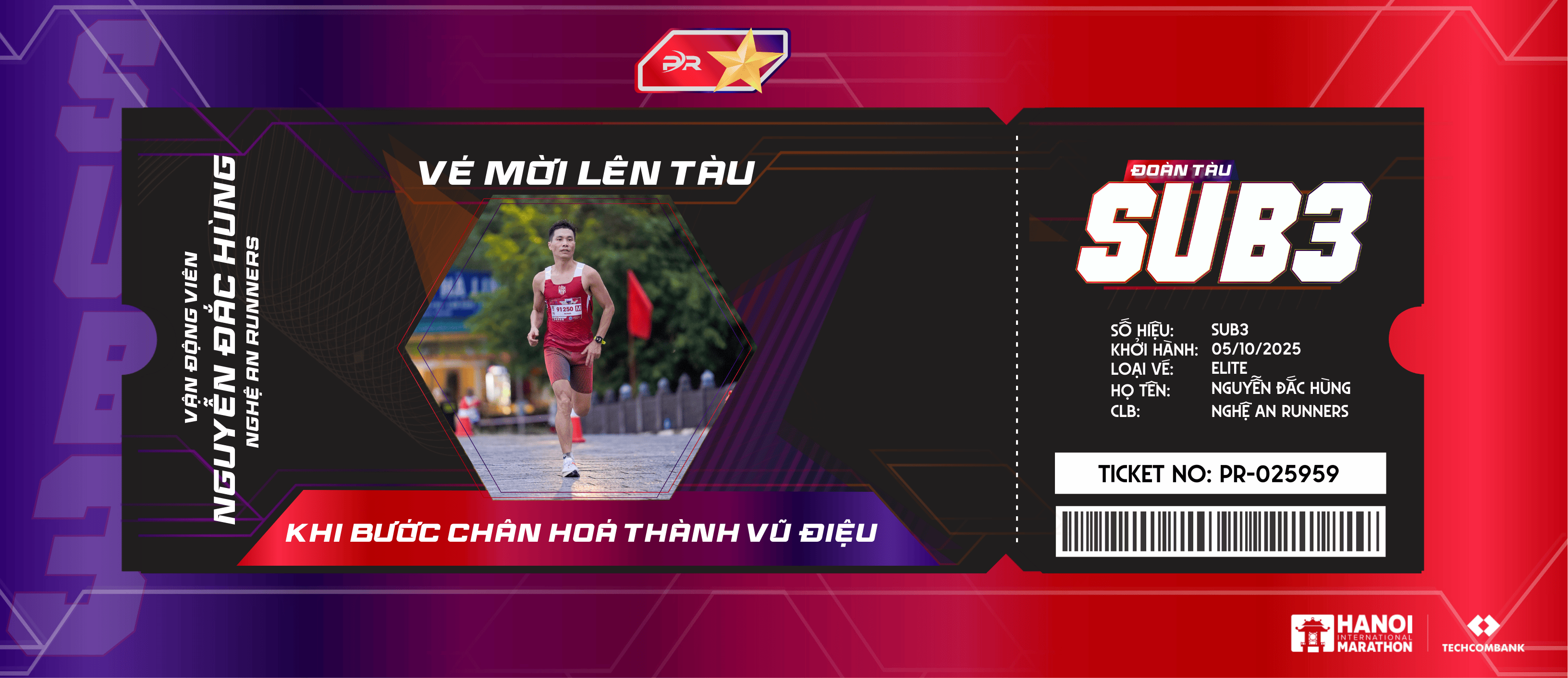 🚂 Pacer Đoàn Tàu Sub 3 – Nguyễn Đắc Hùng (Hùng Nguyễn): Người con xứ Nghệ chạy 17 lần Sub3 🚂