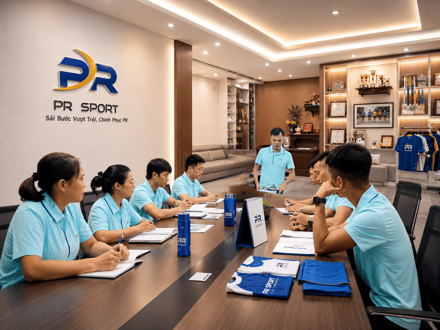Slogan PR SPORT: Sải Bước Vượt Trội, Chinh Phục PR