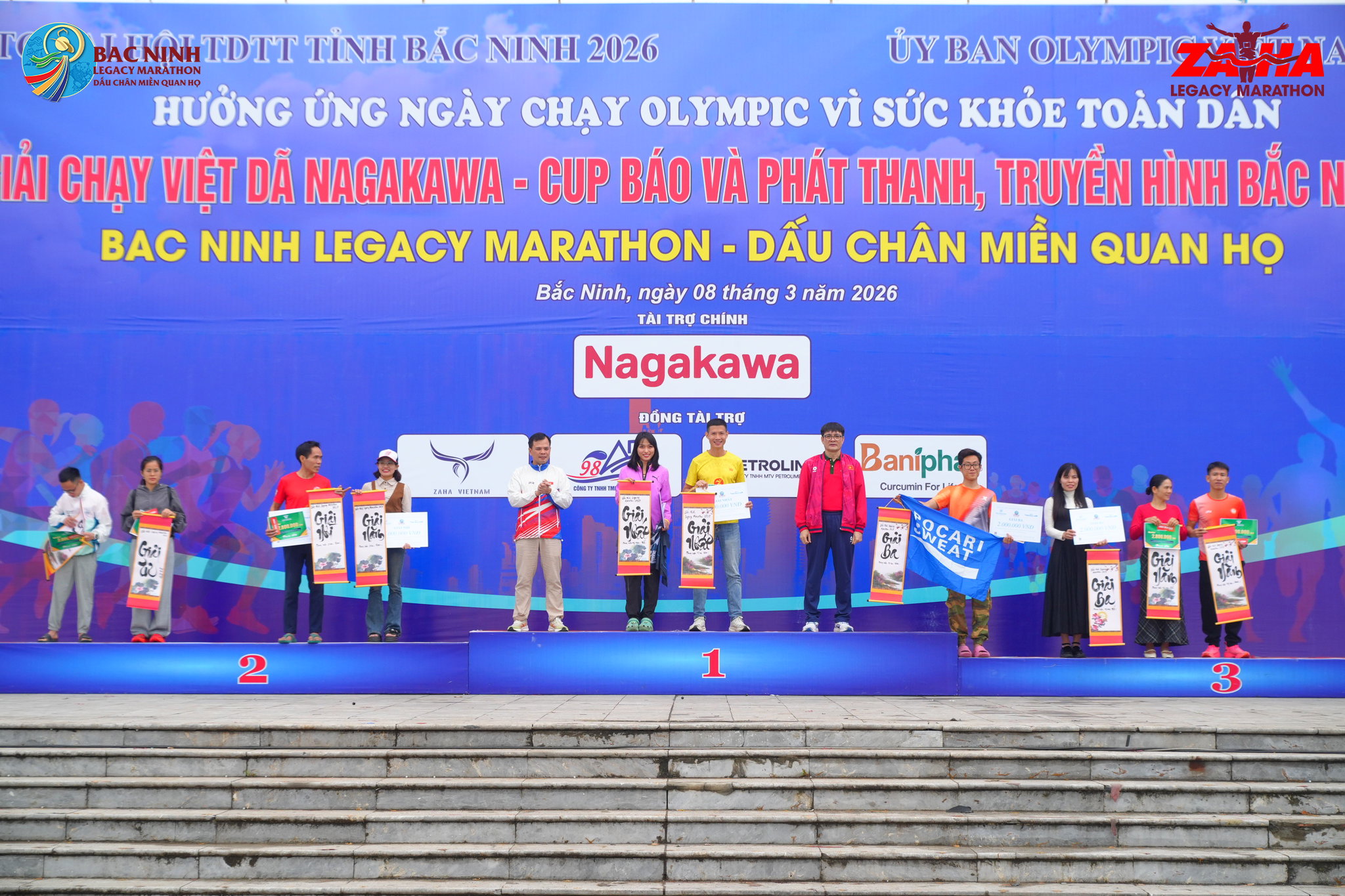PR SPORT cùng Lãnh Đạo Sở trao giải tại Bắc Ninh Legacy Marathon 2026
