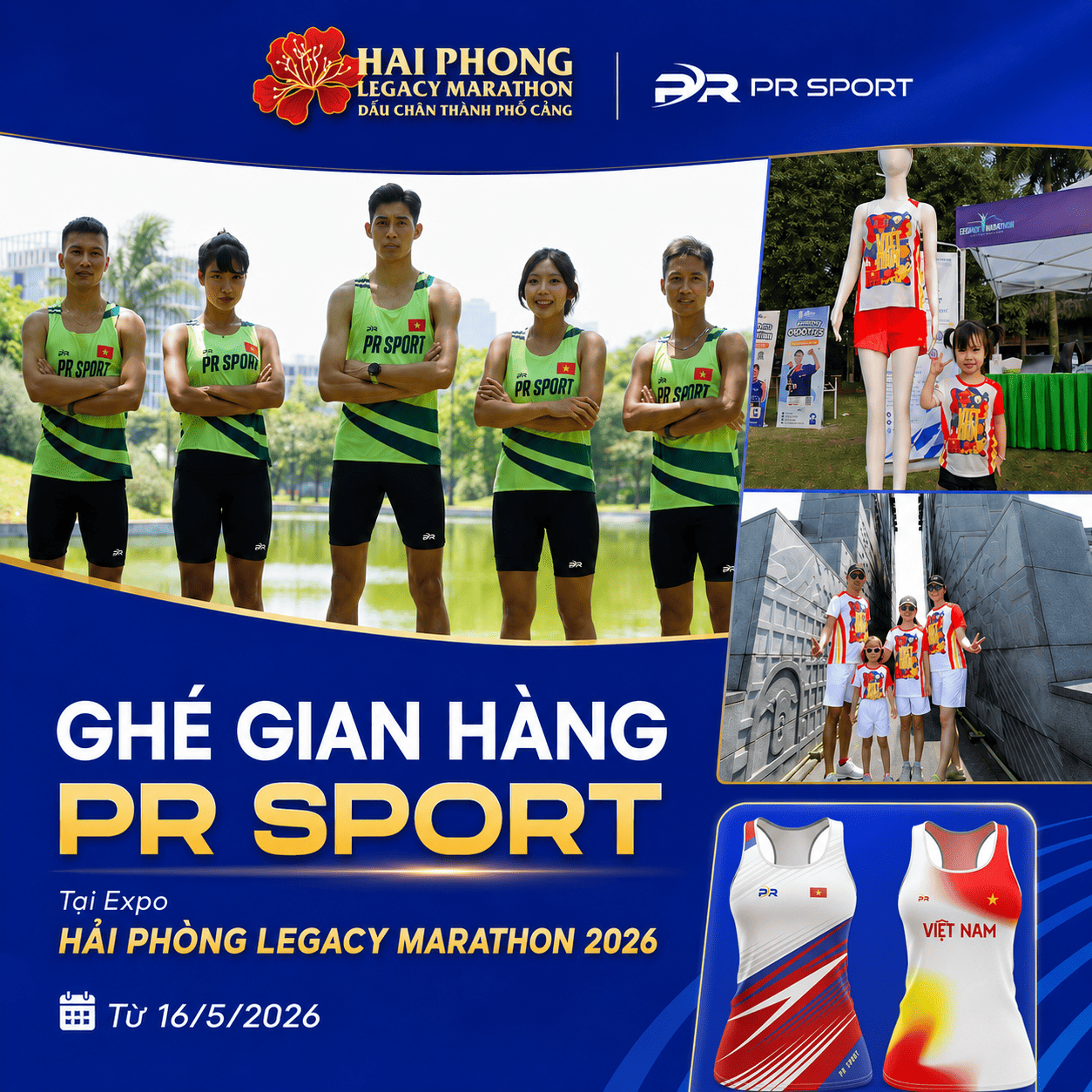 PR SPORT đồng hành cùng Hải Phòng Legacy Marathon 2026