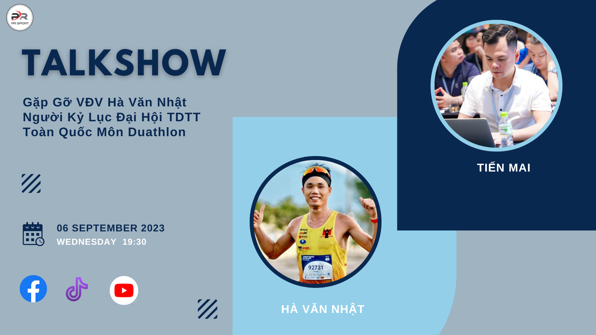 📣 PR SPORT THÔNG BÁO BUỔI LIVESTREAM: GẶP GỠ VĐV HÀ VĂN NHẬT - NGƯỜI KỶ LỤC ĐẠI HỘI