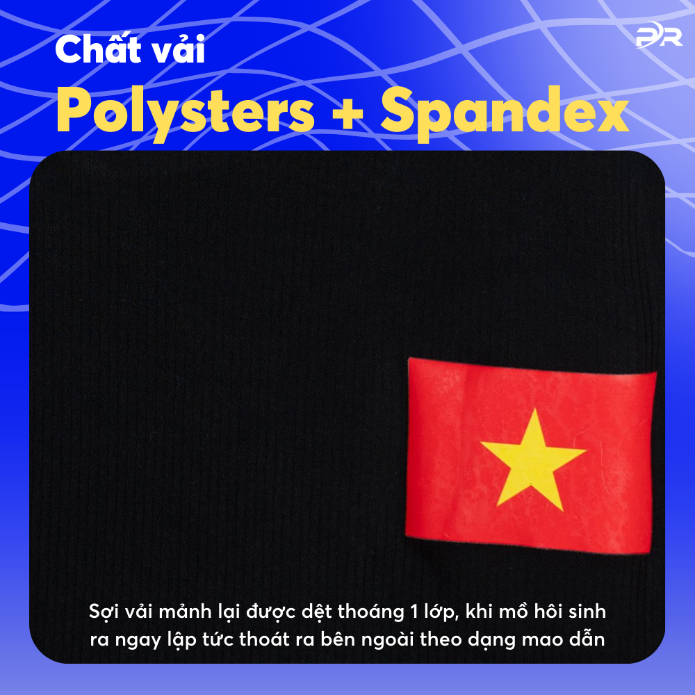 Thiết kế lá cờ Tổ quốc trên áo BST Vinh Hùng