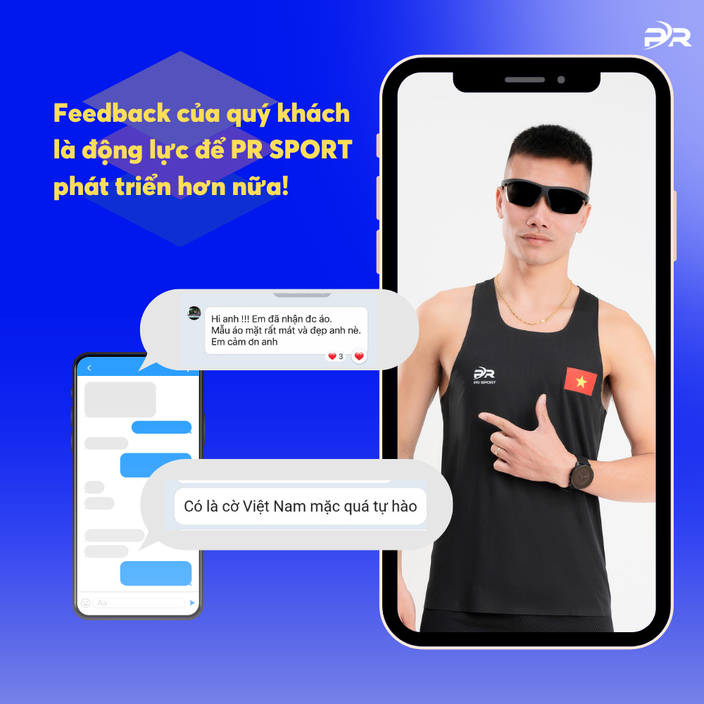 Feedback khách hàng về áo Singlet Đen