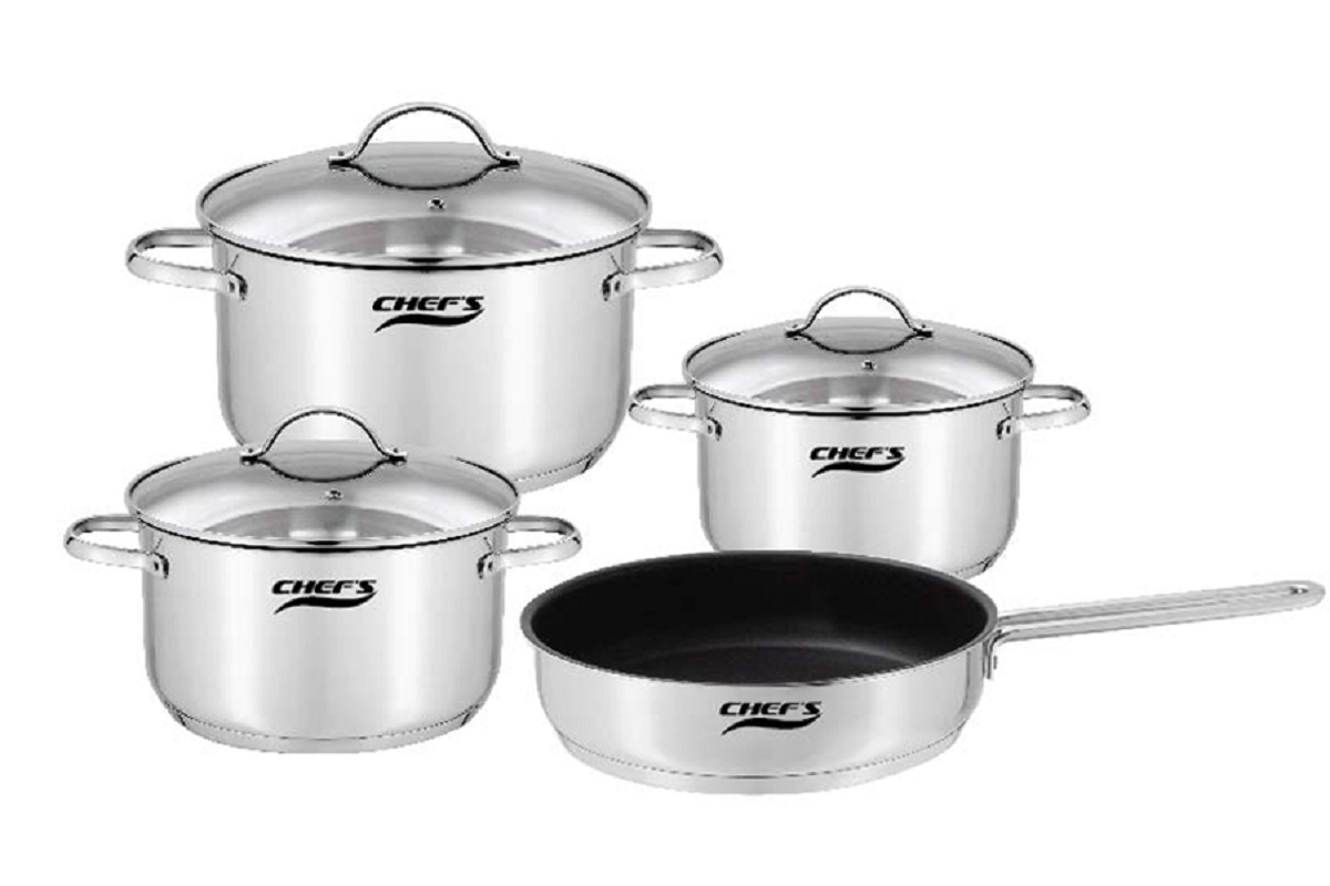 Bộ nồi từ 4 chiếc CHEFS EHCW4430