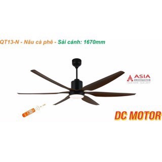 Quạt Trần 6 Cánh Cao Cấp Asia QT13-T
