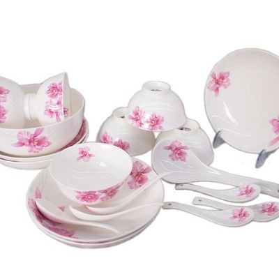 Bộ bát đĩa sứ xương Royal Houseware