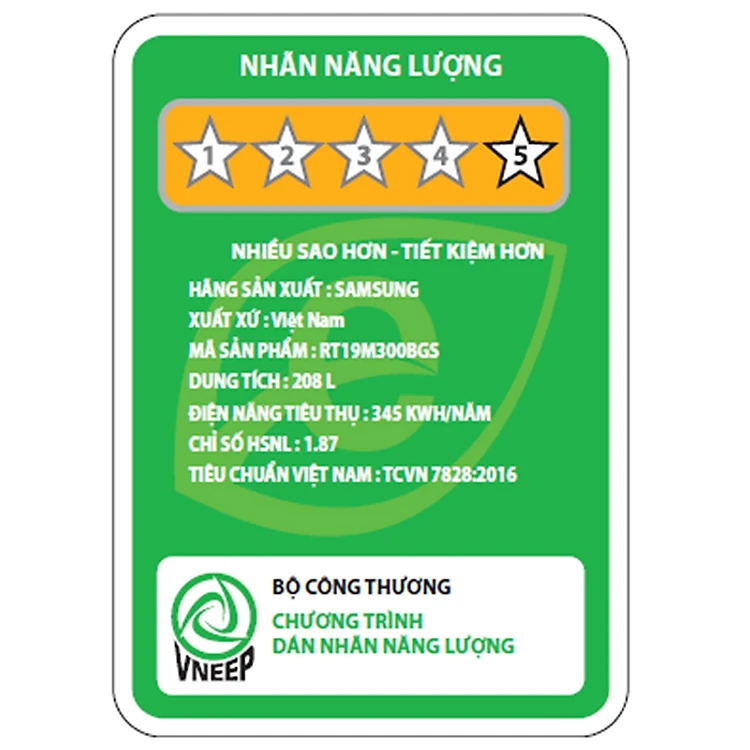 TỦ LẠNH SAMSUNG INVERTER 208 LÍT RT19M300