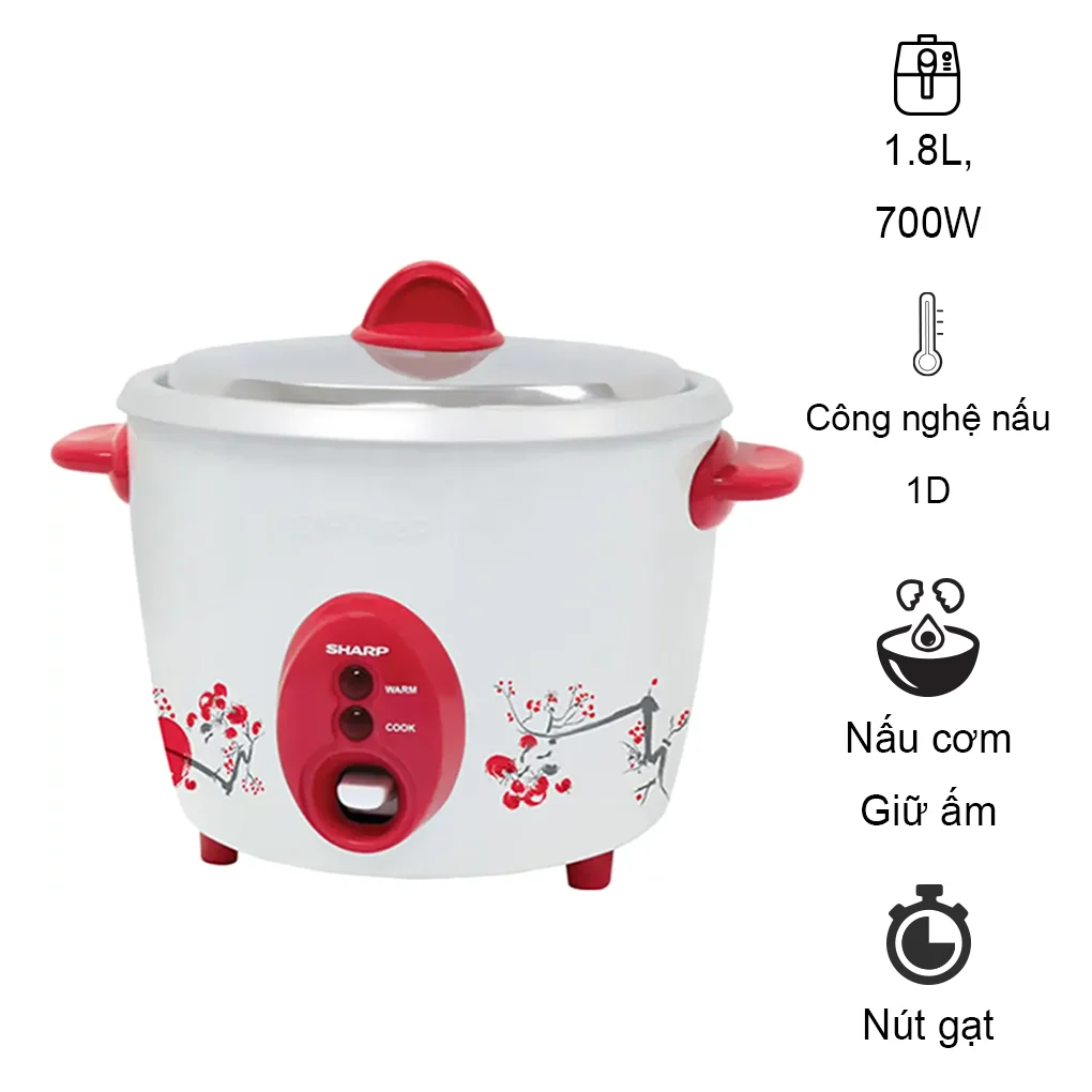 Nồi cơm điện SHARP KSH D18