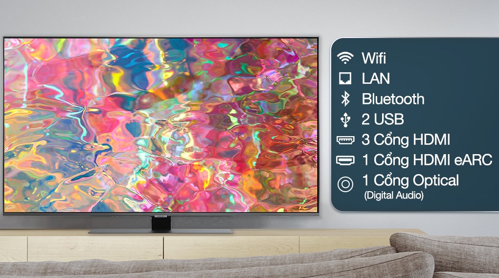Smart Tivi QLED 4K 65 inch Samsung QA65Q80BA