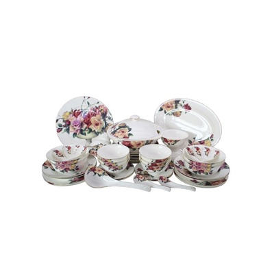 Bộ bát đĩa sứ xương Royal Houseware