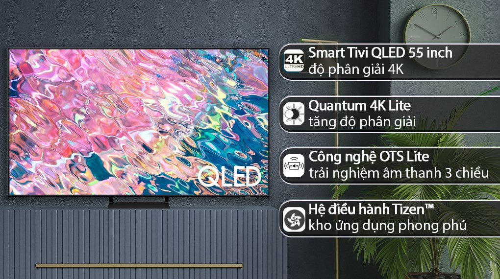 Smart Tivi QLED 4K 55 inch QA55Q60BA