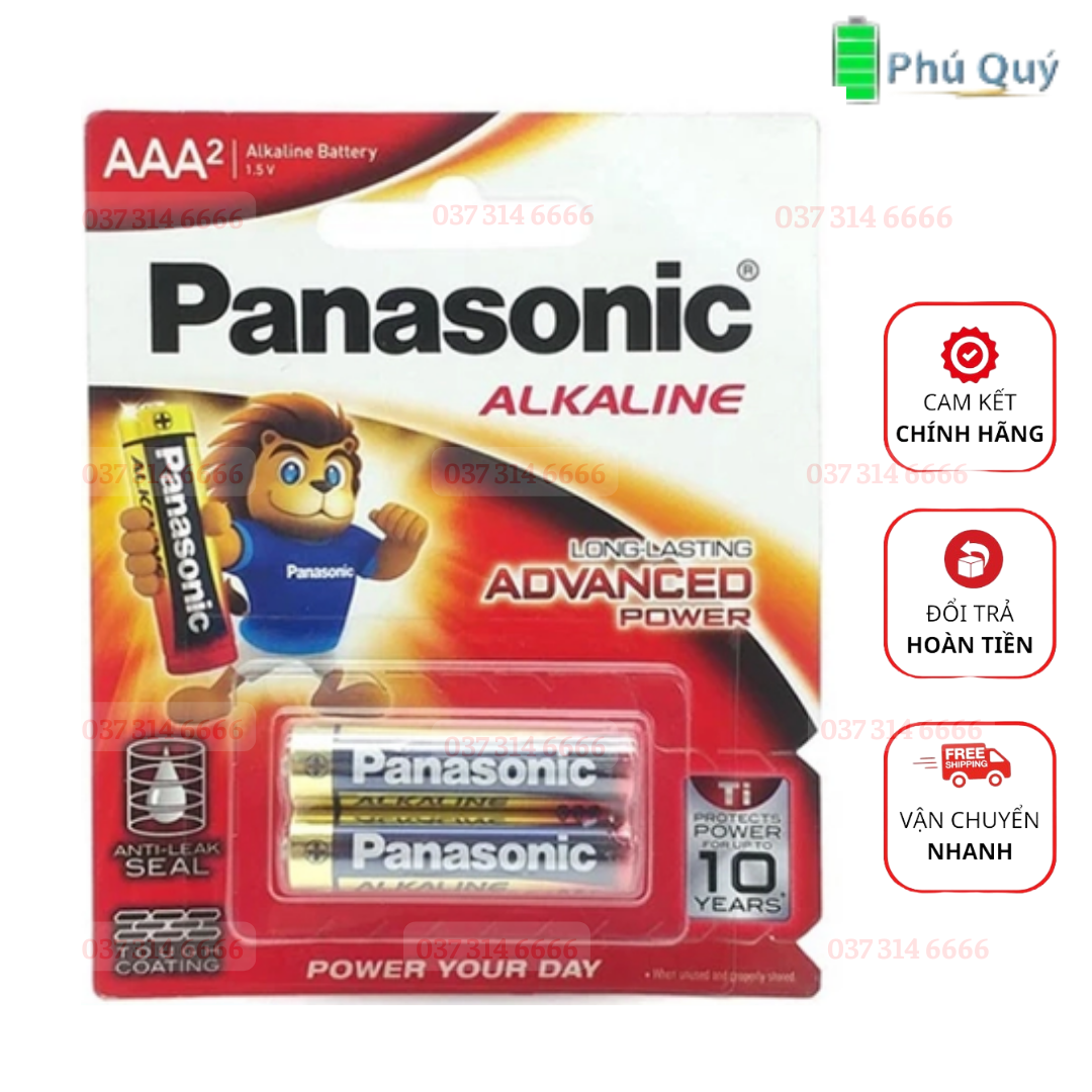 Pin đũa AAA Panasonic ALKLine LR03/2B