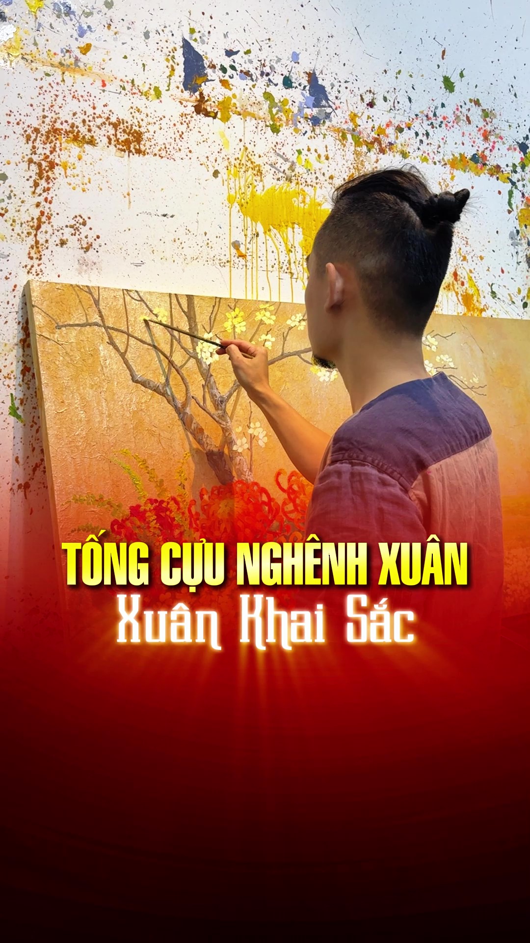 Tống Cựu Nghênh Tân - Tranh hoa xuân khai sắc