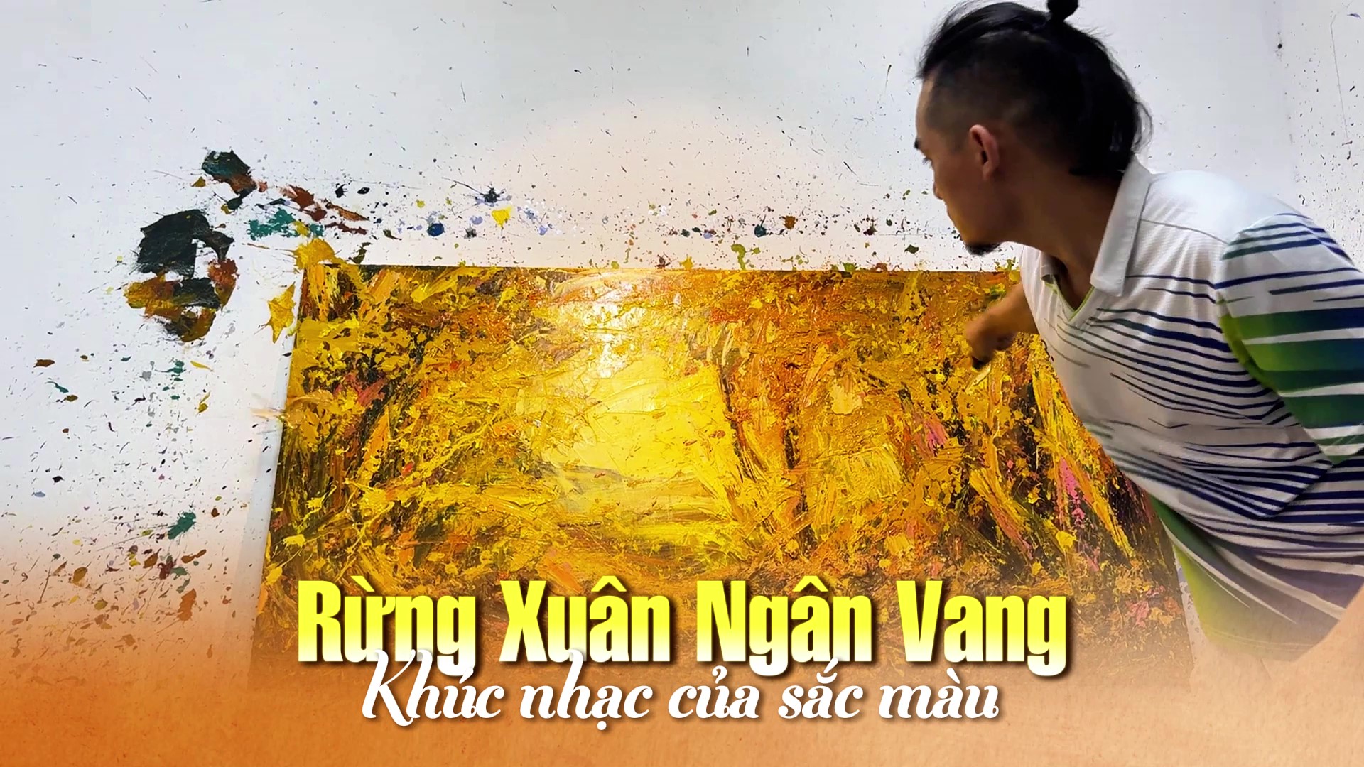 𝐌𝐢𝐱 & 𝐌𝐞𝐬𝐬 Chơi Tết theo cách tinh tế và có GU với tranh trừu tượng