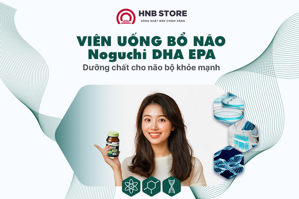 Lợi ích của Viên Uống Bổ Não Noguchi DHA EPA đối với sức khỏe não bộ